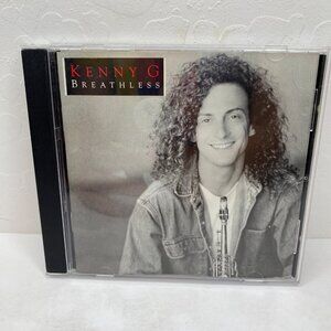 Vintage 1992 Kenny G Breathless Album CD Jewel Case 14 Jazz Instrumental Tracks